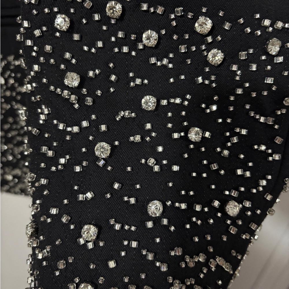 H&M Edition Black Blazer with Beaded Hem - Picture 4 of 6